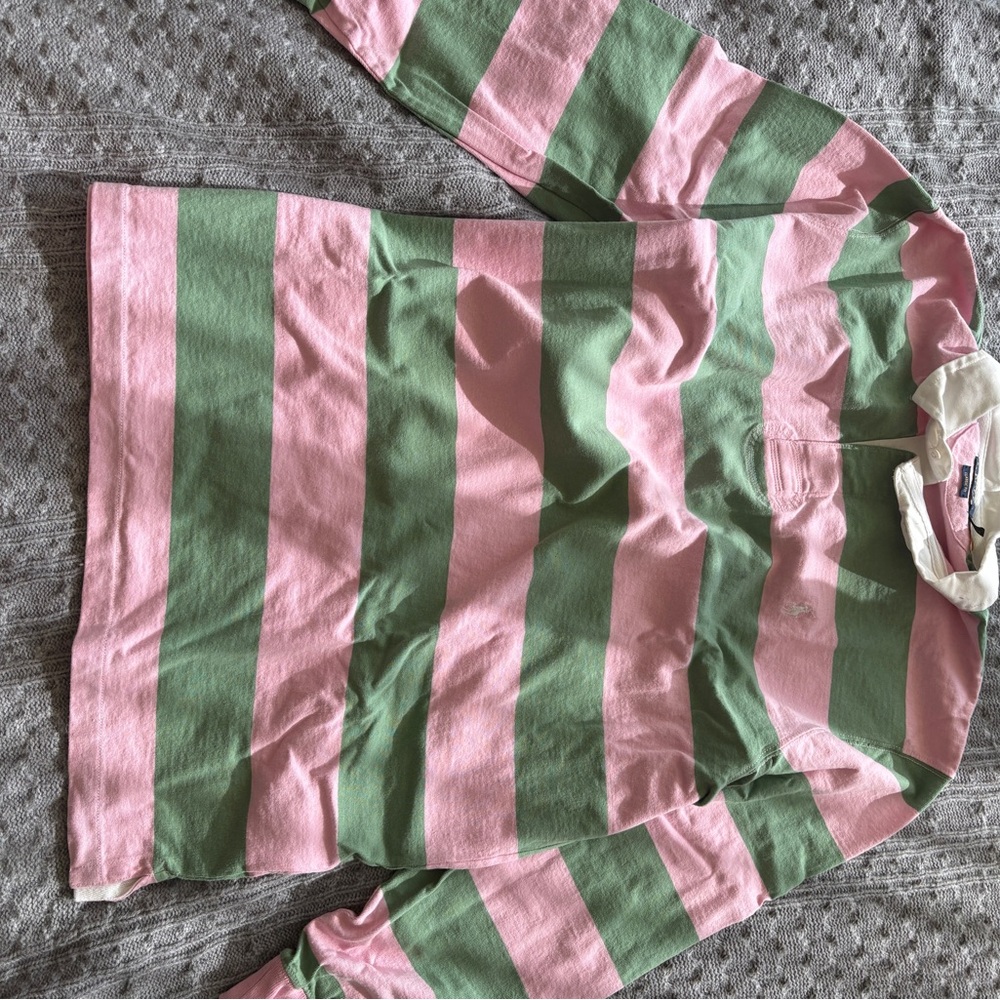 Polo by Ralph Lauren Pink and Green Shirt